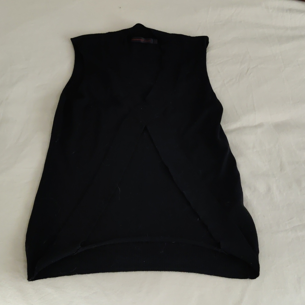 Undercover co. Black wool sweater vest